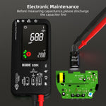 LinkMejor S30X Infrared Temperature Multimeter DC/AC Voltage Resistance Capacitance Frequency Tester with Dual Power Option Best Multifunction Tool for Professionals