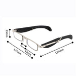 Pocket Folding Reading Glasses with Case Portable Anti-Blue Light Presbyopia Glasses Elderly Eyewear Eyeglasses