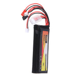 LinkMejor Power 11.1V 2200mAh 3S 8C Lipo Battery JR JST Futaba Plug for Transmitter