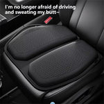 3D Cooling Gel Seat Cushion Honeycomb Design Anti-Slip Base Breathable Eco-Friendly Thick Support for Car Office Home Chairs