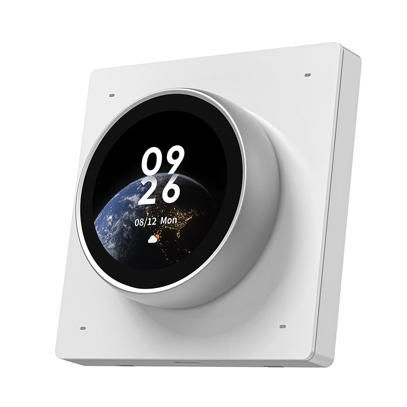MOES Tuya WiFi Smart Knob Central Control Screen Touch Rotate 3 Relays 4 Buttons Programmable Scene Switch
