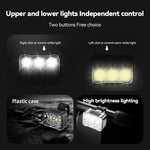 LinkMejor Rechargeable Bicycle Light 4-6 Lamp Beads Type-C Charging Cycling Flashlight For Bike Lantern MTB Headlight Taillight