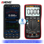 LinkMejor AN9002 Bluetooth Digital Multimeter 6000 Counts Professional MultimetroTrue RMS AC/DC Current Voltage Tester Auto-Range