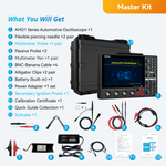 NEW Micsig AHO14-200 Automotive Oscilloscope 12bit 200MHz Bandwidth 1GSa/s Sampling Rate 4 Channels 110Mpts Memory 8 Inch Touch Screen
