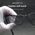 Titanium Frame Reading Glasses for Men Women Fashion Simple Flexible Lightweight Comfy Eyeglasses