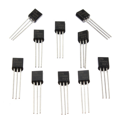 30pcs 2N7000 N-Channel Transistor Fast Switch MOSFET TO-92
