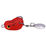 LinkMejor 5PCS 2.5cm Frog Fishing Lures Realistic Fisheye Bite Resistant Sharp Hook for Long Casting