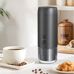 Comfook 2-in-1 Portable Espresso Machine Compatible Ground Coffee & NS Capsules Rechargeable Electric Coffee Maker for Camping Office Home Use