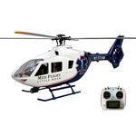 LinkMejor EC135 450 Class 2.4G 6CH GPS Stabilized Scale RC Helicopter RTF With X2 Flight Controller and Searchlight