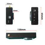 TEF6686 FM Network Radio Multi-Band Receiver 2.0 Inch TFT Display ESP32-S3 USB Sound Card Clock Weather