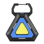 LinkMejor CD12/CD13 Magnetic Triangle Work Light USB Rechargeable 48 LEDs Dual Mode Waterproof Portable Flashlight for Camping Emergency Repair Warning Light