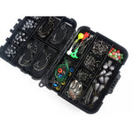 Anmuka 246pcs Fishing Tackle Box Fishing Accessories Set with Fish Hooks Lead Sinker Swivel for Bass Trout Walleye Fishing Supplies