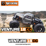 LinkMejor  Venture18 CC Flux RTR 1/18 2.4G 4WD Mini Brushless RC Car LCG Competition Aluminum Chassis Differential Lock Straight Axles Rock Crawler Off-Road Climbing Truck Vehicles Models Metal Gears Oil Shocks Toys