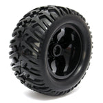 4PCS Wheel Rim & Tires HSP 1:10 Monster Truck RC Car 12mm Hub 88005