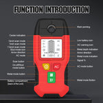 HW-100 Wall Stud Finder Bright LCD Display Stud Metal AC Wire Scanner Indoor Outdoor Use