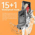 Shellbox Multicolor Waterproof Phone Case IP68 Standard 15M/50ft Diving/Swimming Photography Professional Diving Waterproof Mobile Phone Shell
