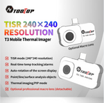 AV TOOLTOP T3 Thermal Imaging Camera 96x96 Resolution -20°C to 550°C Compact Portable Android Compatible Professional Temperature Measurement
