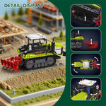 Mould King 17093 MOC RC Crawler Tractor Building Block Engineering Truck Model Brick Set Kids Boys Birthday Gift