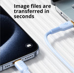 100W Type-C to Type-C Fast Charging Cable 6A Super Charge Silicone USB-C Data Cable for Android Phones 1m 2m