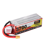 LinkMejor Power 22.2V 3700mAh 100C 6S Lipo Battery XT60 Plug for for FPV RC Drone