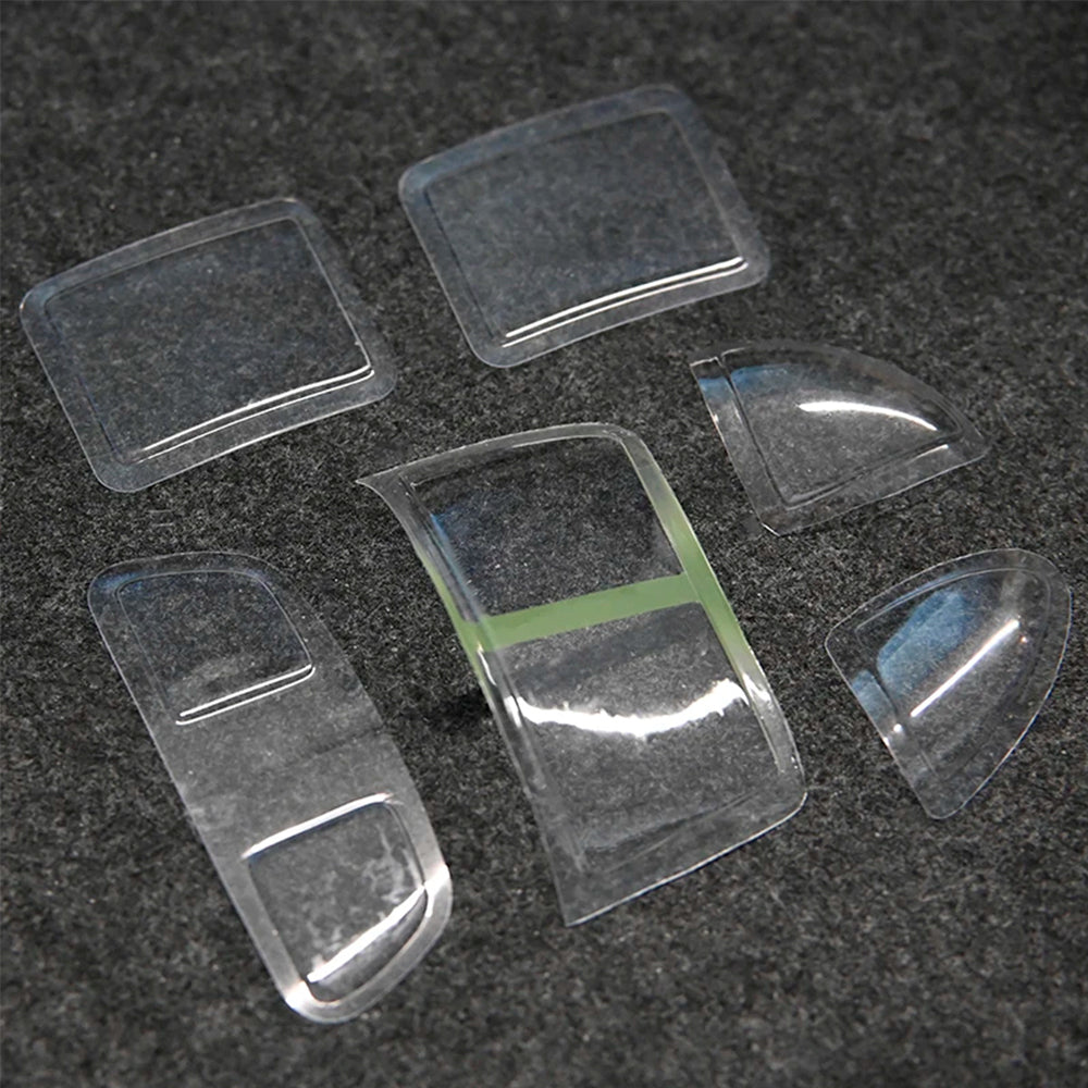LinkMejor WING Bell 206 UH-1 Remote Control Helicopter Parts Plastic Windshield Set Window Plate