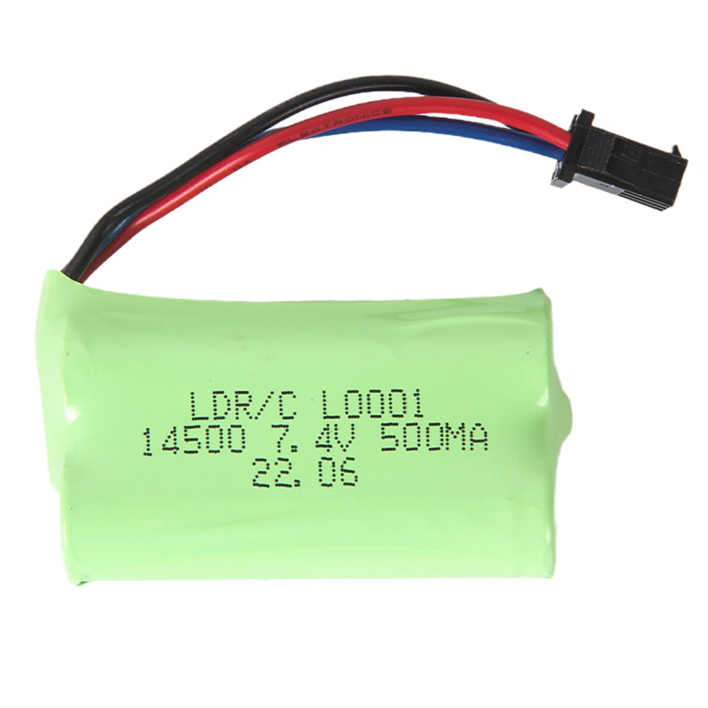 LinkMejor A86 A86P 1/18 RC Car Spare 7.4V 500mAh 2S Li-ion Battery SM Plug LA0001 Drift Vehicles Models Parts Accessories