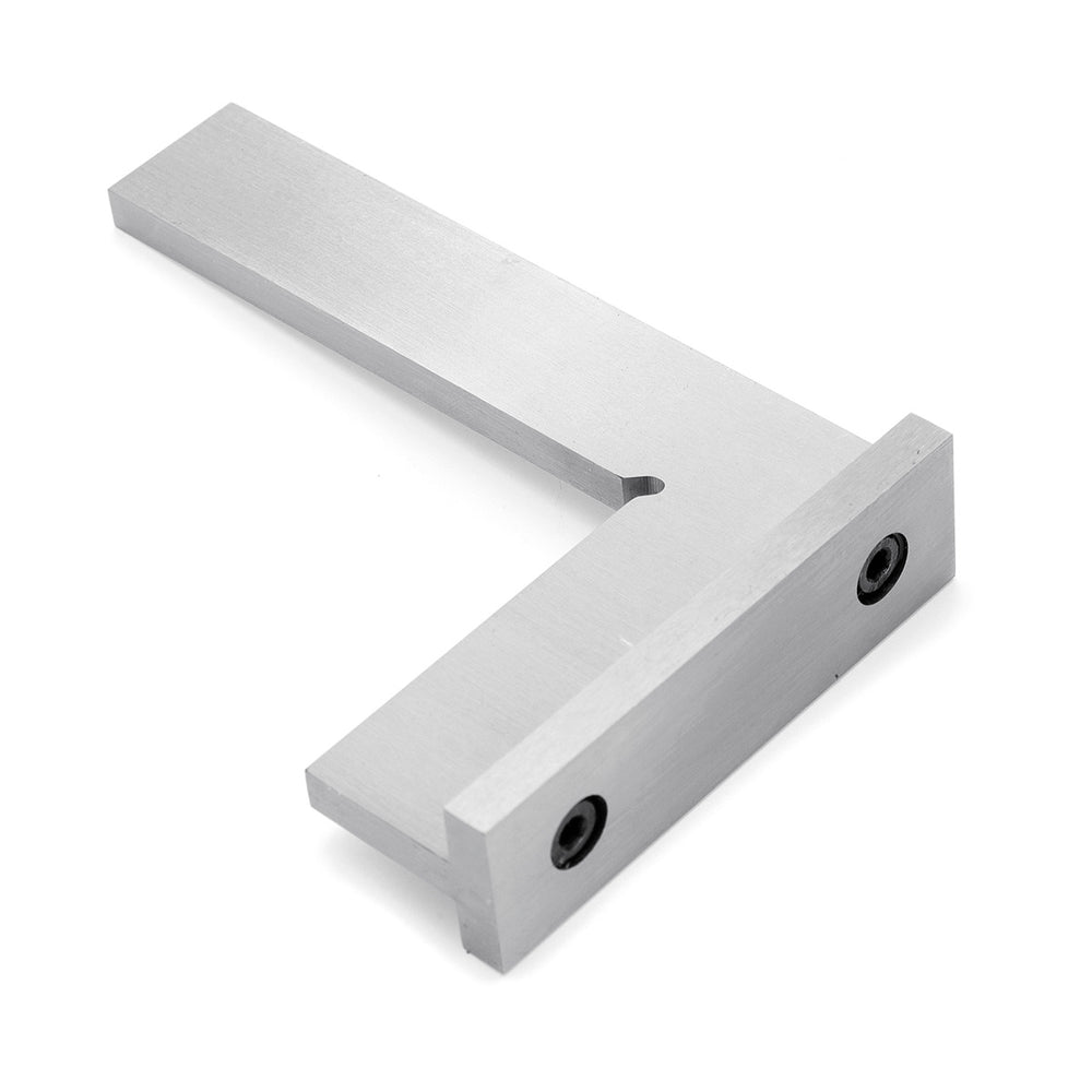 LinkMejor 100x70mm 90 Degree Angle Corner Square Ruler Wide Base Gauge Woodworking Tool