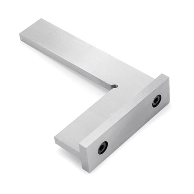LinkMejor 100x70mm 90 Degree Angle Corner Square Ruler Wide Base Gauge Woodworking Tool