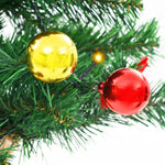 Artificial Christmas Tree with 20 LEDs, Easy Assembly Premium Spruce with Metal Stand and 60 Branchs for Home,Office,Party,Holiday Indoor Outdoor Decoration