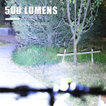 3 in 1 Multifunctional Bike Headlights 12 LED Beads 500Lm Brightness 140dB Bell Alarm 1800mAh Battery Display Power Bank IPX65 Waterproof USB-C Rechargeable 360-degree Adjustment Bicycle Front Light for Night Cycling