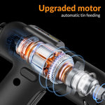 80W Automatic Soldering Iron Kit 110V 220V with Ceramic Heater Quick Heating Solder Gun for Electronics Repair and DIY Projects