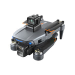LinkMejor B8S GPS 5G WiFi FPV with 5.9inch LCD Screen Controller 720P HD Dual Camera Servo Gimbal 360° Obstacle Avoidance Brushless Foldable RC Drone Quadcopter RTF