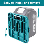 5/10 Pack Battery Storage Rack for 14.4V 18V Li-ion Battery Tools Machine Holder Storage Rack Wall Mount Bracket Fixing