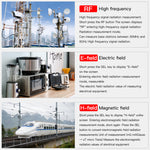 LinkMejor EMF02R Electromagnetic Radiation Detector High Voltage Line Magnetic Field Radiation Instrument Intensity Interference Electromagnetic Wave Home High Frequency Detection