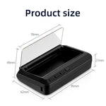 C100 Car OBD HD Speed Projector HUD Head-up Display Auto Speedometer KMHMPH Compatible with Most Cars