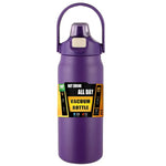 1500ml Large Capacity Portable Thermos Bottle with Straw, 304 Stainless Steel, Thermal Mug, Cup, Coffee Cup, Sports Flasks, Cold and Hot Water Bottle