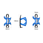 LinkMejor Bicycle Water Bottle Holder Lightweight Left-Right Side Pull MTB Bicycle Bottle Cages Bracket for Outdoor Cycling