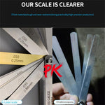 32/20/17 Blades Metric Feeler Gauge High Precision 0.04-0.88 Thickness Gages Gap Filler Feeler Gauges Woodworking Measuring Tool