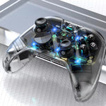 G6 Pro Wireless bluetooth Gaming Controller with Hall Triggers Carbon Film Joysticks No Drift 6 Axis Gyro Dual Vibration Motors Gamepad for PC Switch iOS Android