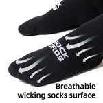 LinkMejor Breathable Sweat-wicking Cycling Socks High Elastic Soft Comfy Knee-high Socks Outdoor Jogging Sports Socks