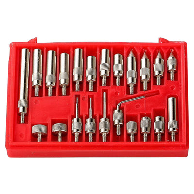 LinkMejor 22PCS M2.5 Thread Tip For Dial & Test Indicators Steel Dial Indicator Point Set