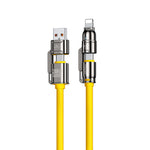 LinkMejor WDC-51 240W USB-A/USB-C to USB-C/iP Cable PD Fast Charging Data Transmission Copper Core Line 1.2M Long for iPhone 16 16 Pro 15 14 13 Plus for Huawei Mate XT for Xiaomi 15pro for Samsung Galaxy Z Flip6