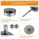 0-1Inch Digital Dial Indicator Table Saw Gauge Suitable for Table Saws with a Slot Width of 3/4" (19mm) or more for Aligning and Calibrating Work Shop Machinery Band Saw and Drill Press