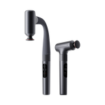 LinkMejor MIJIA Long-Handled Massage Gun 3 With 2 Message Modes 3 Levels Hot Compress 3 Gears Adjustable Low Noise 1900mAh Battery Portable Smart Massage Gun for Home Office