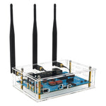 Acrylic Transparent Protective Case for Banana Pi OpenWrtOne Dedicated Shell can be External Antenna