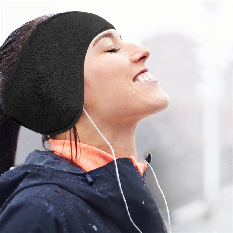 LinkMejor Winter Warm Ear Cover Headband Warm Cold Cozy Head Cover Ear Muffs for Men Women Outdoor Skiing Running Biking Universal