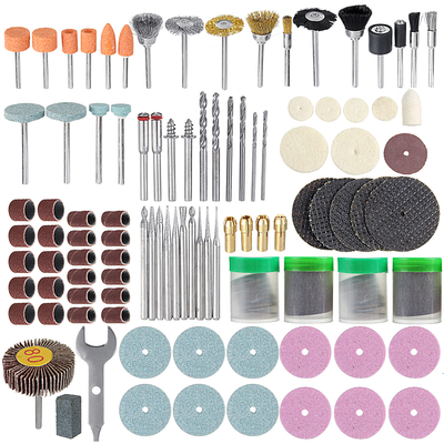105PCS/161PCS Abrasives Accessories Abrasive Tools Wood Metal Engraving Electric Rotary Tool Accessory for Dremel Bit Set