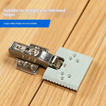 Door Jamb Hinge Jig Quick Installation Tool ABS Material Compact Size Accurate Alignment for Cabinet Door Hinge Mounting Woodworking Projects