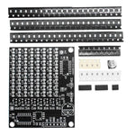 DIY LED Matrix Kit SMD Dot Matrix Advertising Screen Kit Soldering Practice PCB Pre-Programmed Microcontroller Red Display