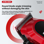 LinkMejor MS-5069 Hair Clipper 5W 2000mAh USB Rechargeable LCD Display Professional T Blade Mens Beard Trimmer Self Sharpening Blades Kit